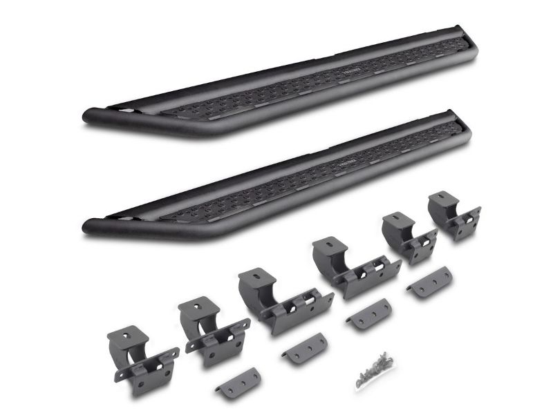 Picture of Go Rhino Dominator Xtreme D6 SideSteps - Complete Kit: SideStep + Brackets - D64427T