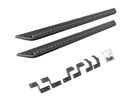Picture of Go Rhino Dominator Xtreme DSS SideSteps - Complete Kit: SideStep + Brackets - DSS4427T