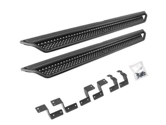 Picture of Go Rhino Dominator Xtreme D1 SideSteps - Complete Kit: SideStep + Brackets - D14427T