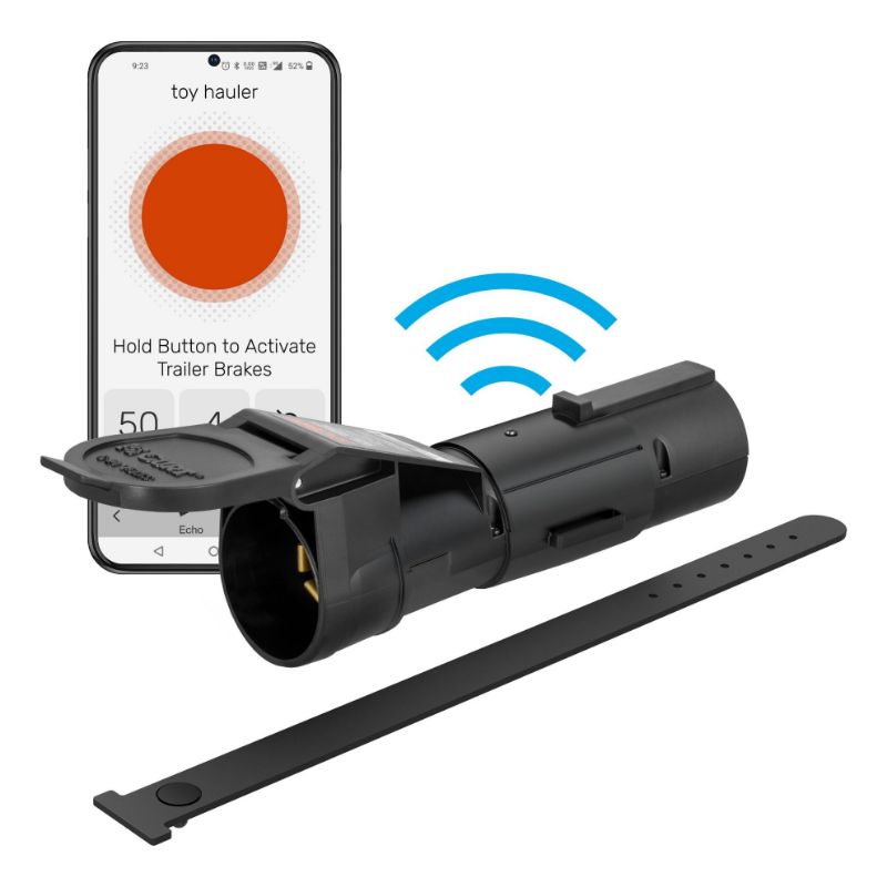 Picture of Curt Echo Mobile Trailer Brake Controller, 7-Way, Bluetooth® Smartphone Connection - 51180