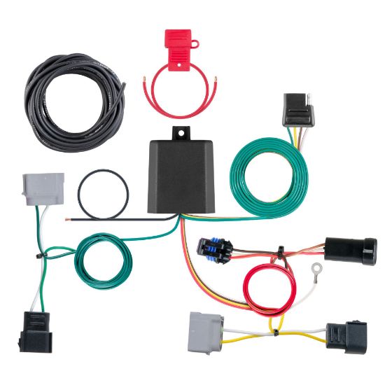 Picture of Curt Custom Wiring, 4-Way Flat Output, Select Dodge Journey with LED Taillights - 56330