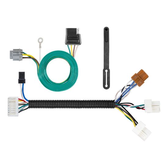 Picture of Curt Custom Wiring Connector, 4-Way Flat Output, Select Pathfinder, JX35, QX60 - 56281