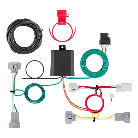 Picture of Curt Custom Wiring Harness, 4-Way Flat Output, Select Toyota Tacoma - 56349