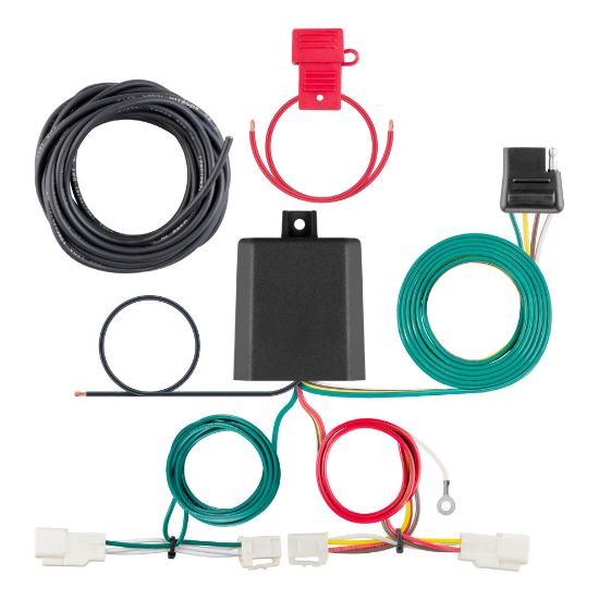 Picture of Curt Custom Wiring Harness, 4-Way Flat Output, Select Avalon, RAV4, ES300h - 56350