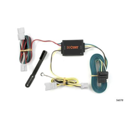 Picture of Curt Custom Wiring Harness, 4-Way Flat Output, Select Hyundai Santa Fe, Kia Forte - 56078