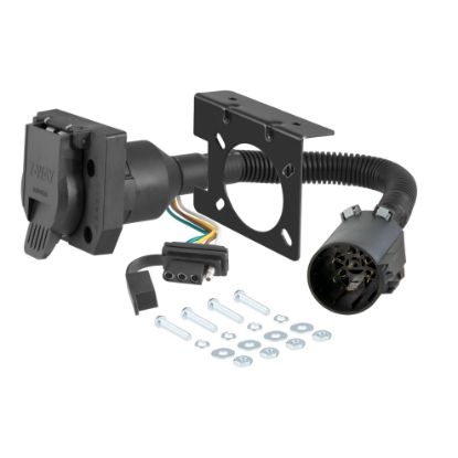 Picture of Curt Dual-Output 7 & 4-Way Connector (Plugs into USCAR) - 55774