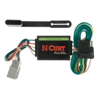Picture of Curt Custom Wiring Connector, 4-Way Flat Output, Select Honda, Acura Vehicles - 55336