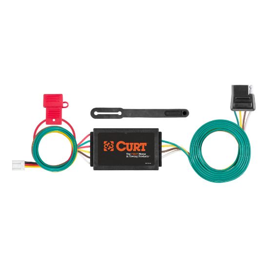 Picture of Curt Custom Wiring Connector, 4-Way Flat Output, Select Mazda CX-9 - 56338