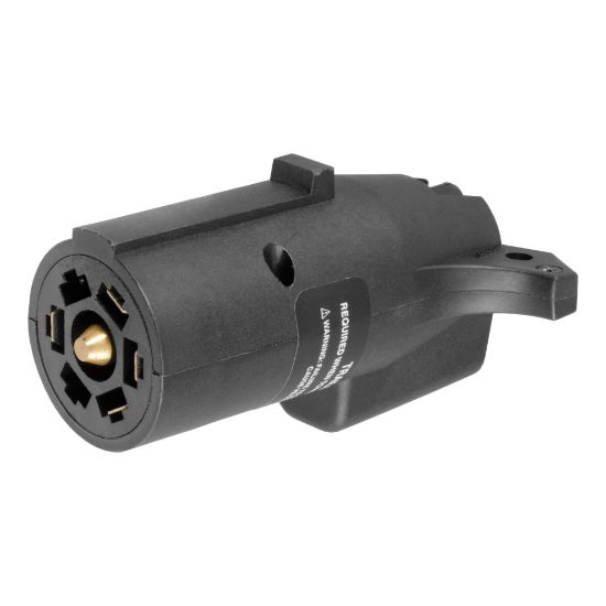 Picture of Curt LED Electrical Adapter (7-Way RV Blade Vehicle to 4 or 5-Way Flat Trailer) - 57004