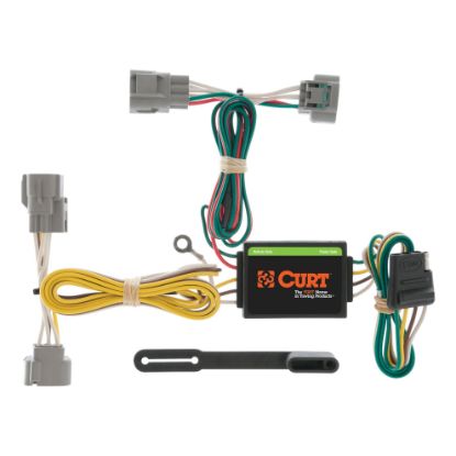 Picture of Curt Custom Wiring Harness, 4-Way Flat Output, Select Toyota Tacoma, T100, Hilux - 55513