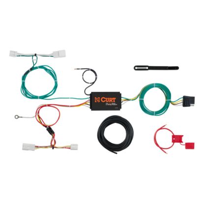 Picture of Curt Custom Wiring Harness, 4-Way Flat Output, Select Scion iM, Toyota Corolla - 56309