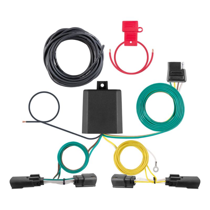 Picture of Curt Custom Wiring Harness, 4-Way Flat Output, Select Jeep Grand Cherokee, L - 56473