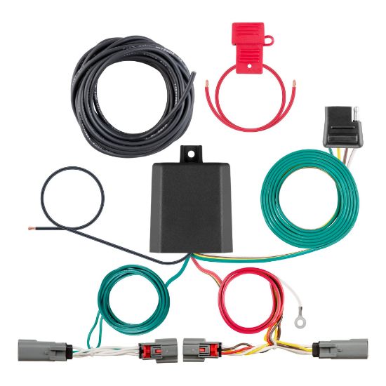 Picture of Curt Custom Wiring Harness, 4-Way Flat Output, Select Mazda CX-5, CX-50 - 56487