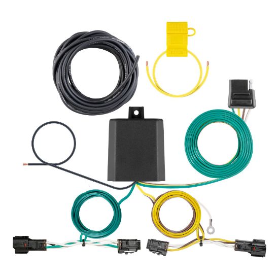 Picture of Curt Custom Wiring Harness, 4-Way Flat Output, Select Kia EV6 - 56499