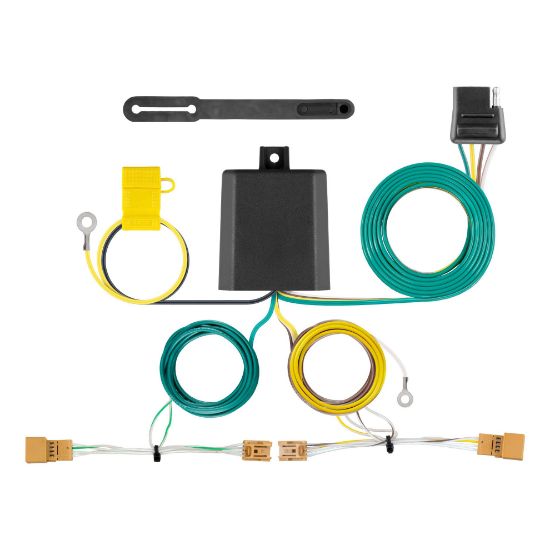 Picture of Curt Custom Wiring Harness, 4-Way Flat Output, Select Audi Q5 - 56404
