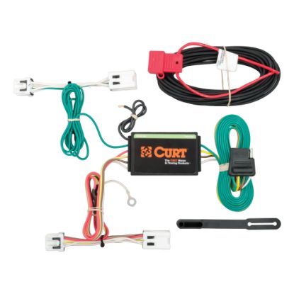 Picture of Curt Custom Wiring Harness, 4-Way Flat Output, Select Nissan Leaf - 56227