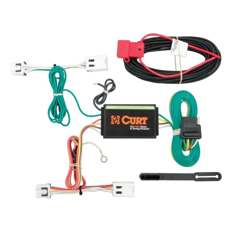 Picture of Curt Custom Wiring Harness, 4-Way Flat Output, Select Nissan Leaf - 56227