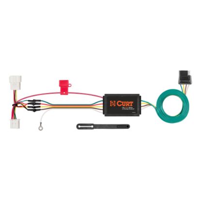 Picture of Curt Custom Wiring Harness, 4-Way Flat Output, Select Honda CR-V - 56158