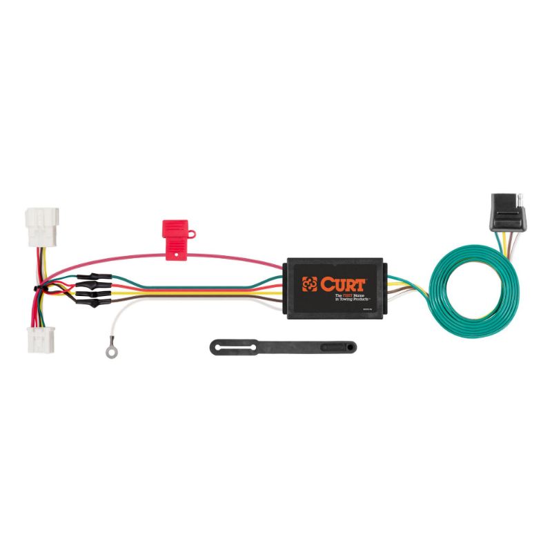 Picture of Curt Custom Wiring Harness, 4-Way Flat Output, Select Honda CR-V - 56158