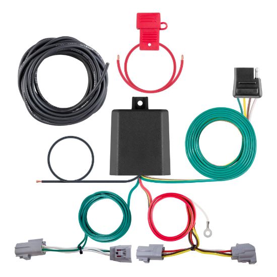 Picture of Curt Custom Wiring Harness, 4-Way Flat Output, Select Toyota Highlander - 56452