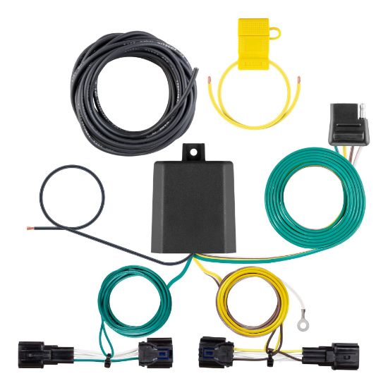 Picture of Curt Custom Wiring Harness, 4-Way Flat Output, Select Kia Telluride - 56490