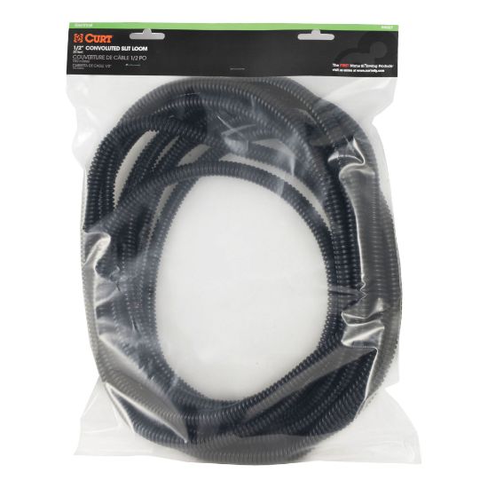 Picture of Curt 1/2" x 25' Convoluted Slit Loom Tubing (Packaged) - 59827