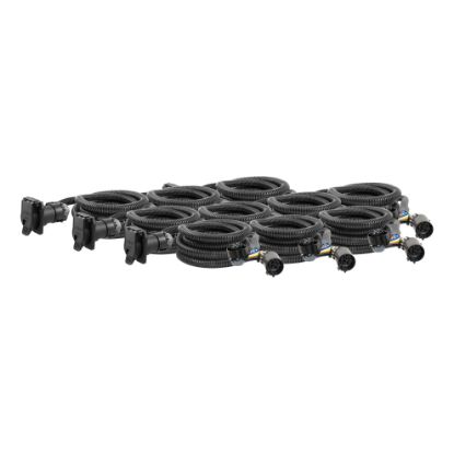 Picture of Curt 10' Custom Wiring Extension Harnesses (Adds 7-Way RV Blade to Truck Bed, 10-Pk) - 56000010