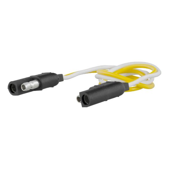 Picture of Curt 2-Way Flat Connector Plug & Socket with 12" Wires - 58020