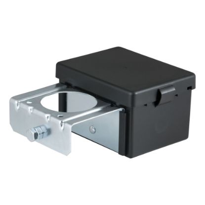 Picture of Curt 5" x 3-1/4" x 3-7/8" Lockable Breakaway Battery Case with Metal Bracket - 52029