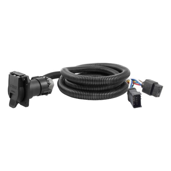 Picture of Curt 7' Custom Wiring Extension Harness (Adds 7-Way RV Blade to Truck Bed) - 56071