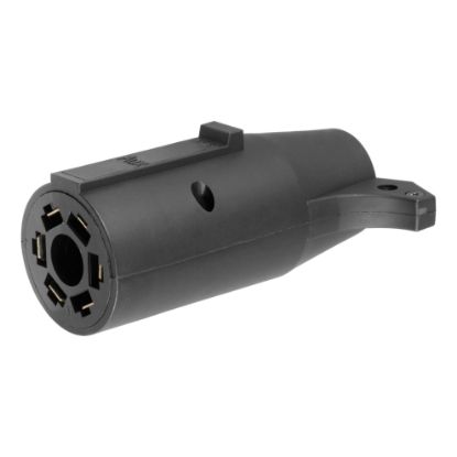 Picture of Curt Adapter (7-Way RV Blade to 6-Way Round Trailer, Center Pin Auxiliary) - 57260