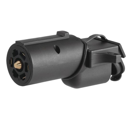 Picture of Curt Adapter with Backup Alarm (7-Way RV Blade Vehicle to 5-Way Flat Trailer) - 57725