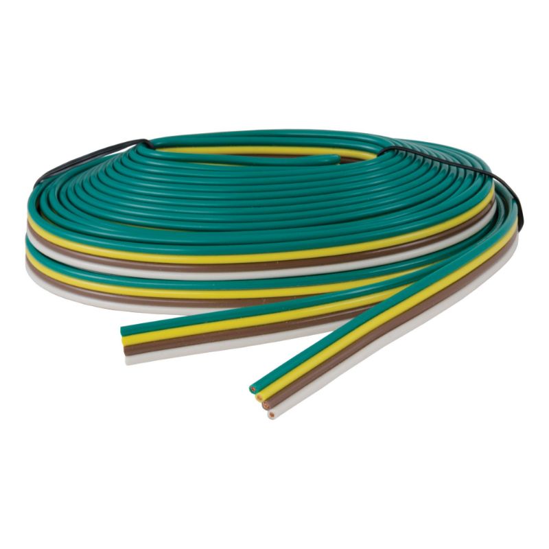 Picture of Curt Bonded 4-Way Trailer Wiring (16 Wire Gauge, 25' Spool) - 57001