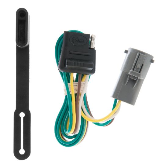 Picture of Curt Custom 4-Flat, Select Ford, Mercury, Mazda Vehicles, OEM Tow Package Required - 55241