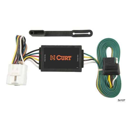 Picture of Curt Custom 4-Flat, Select Toyota Highlander, OEM Tow Package Required - 56107