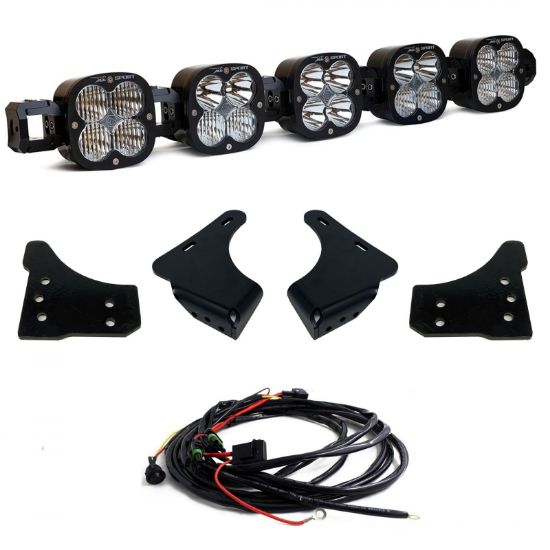 Picture of Baja Designs S1 Amber Wide Cornering LED Light with Mounting Bracket Pair