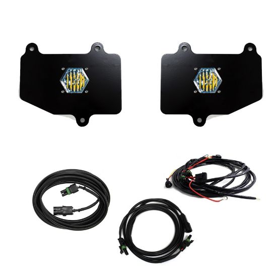 Picture of Baja Designs S1 Wide Cornering LED Light with Mounting Bracket Pair