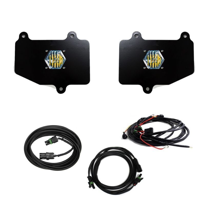 Picture of Baja Designs S1 Wide Cornering LED Light with Mounting Bracket Pair