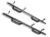 Picture of N-Fab EpYx Step Systems Textured Black - EXT05CC-TX