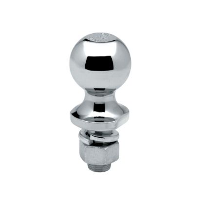 Picture of Draw-Tite Trailer Hitch Ball, 1-7/8 Inch Diameter, 2,000 lbs. Capacity, 1 Inch Shank Diameter, 2-1/8 Inch Shank Length, Chrome