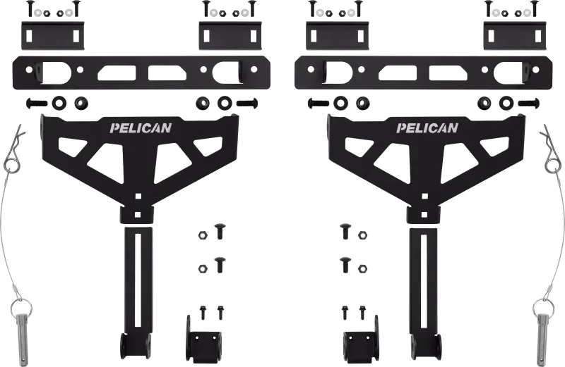 Picture of Secure your Pelican Cargo case to any truck bed with the Universal Cross-Bed Mount. Heavy-duty steel, elevated storage, and side-access.