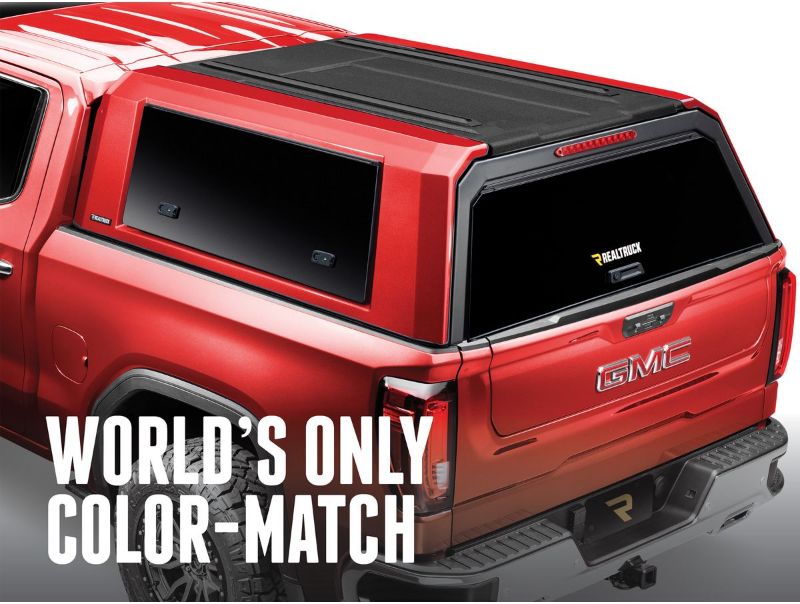 Picture of RealTruck Ascend Truck Cap FGC-4500 - 2021-2026 Ford F150 (5' 7" Short Bed, Oxford White) - PA-26270-YZ