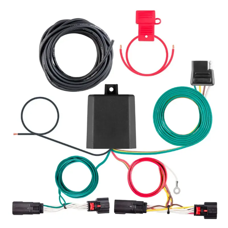 Picture of Curt Custom Wiring Harness, 4-Way Flat Output, Select Select Jeep Wagoneer S