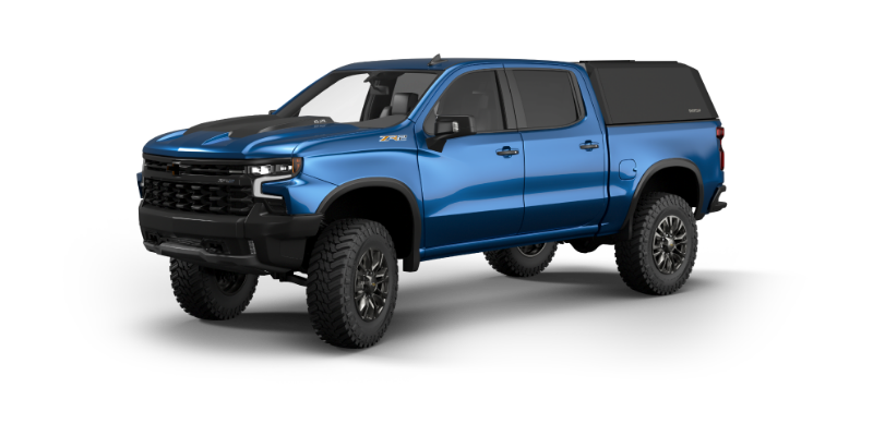 Picture of SmartCap EVOh Hatchback Truck Cap - 2019-2026 Chevrolet Silverado/Sierra 1500 (5'8" Bed) - EH0108-MB