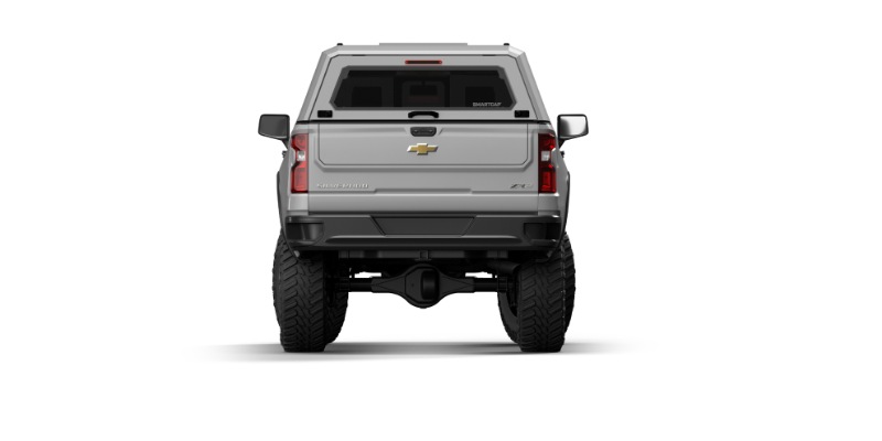 Picture of SmartCap EVOh Hatchback Commerical White Truck Cap - 2019-2026 Chevrolet Silverado/Sierra 1500 (5'8" Bed) - EH0108-WH