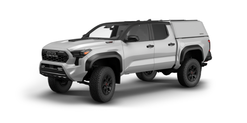 Picture of SmartCap EVOh Hatchback Commercial White Truck Cap - 2024-2026 Toyota Tacoma (5'0" Bed) - EH1312-WH