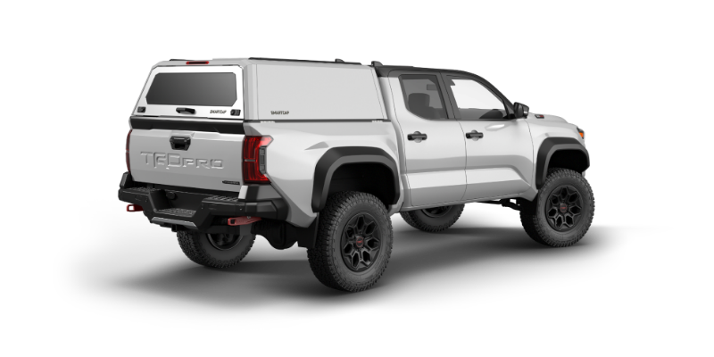 Picture of SmartCap EVOh Hatchback Commercial White Truck Cap - 2024-2026 Toyota Tacoma (5'0" Bed) - EH1312-WH