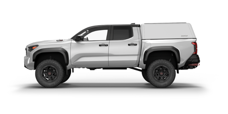 Picture of SmartCap EVOh Hatchback Commercial White Truck Cap - 2024-2026 Toyota Tacoma (5'0" Bed) - EH1312-WH