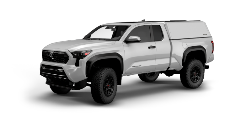 Picture of SmartCap EVOh Hatchback Commercial White Truck Cap - 2024-2026 Toyota Tacoma (6'0" Bed) - EH1313-WH