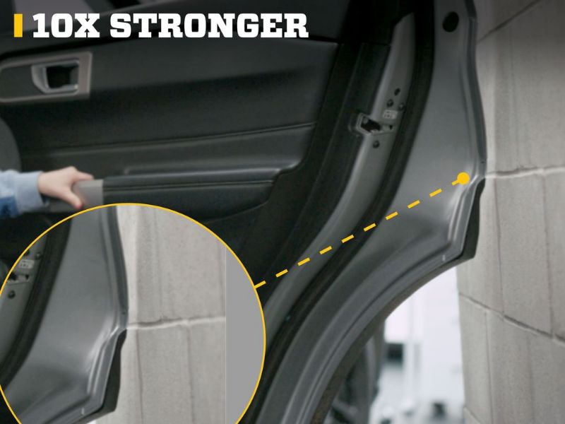 Picture of Husky Liners Door Edge Guard Dark Matter Gray PC - 2020-2024 Ford Explorer - 92002HY